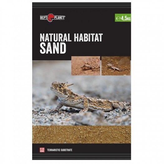 REPTI PLANET Substrate Sand Yellow 4,5 kg – natūralus geltonas smėlis terariumams